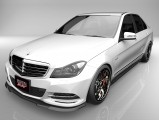 エアロパーツ C-CLASS W204 - 204049 204048 後期 アンダースポイラータイプ